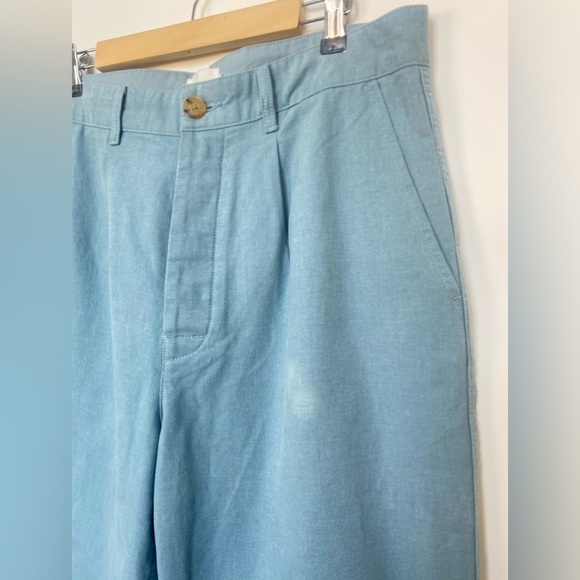Flannel Australia Size 3 Blue Button Fly Pant - Picture 3 of 15